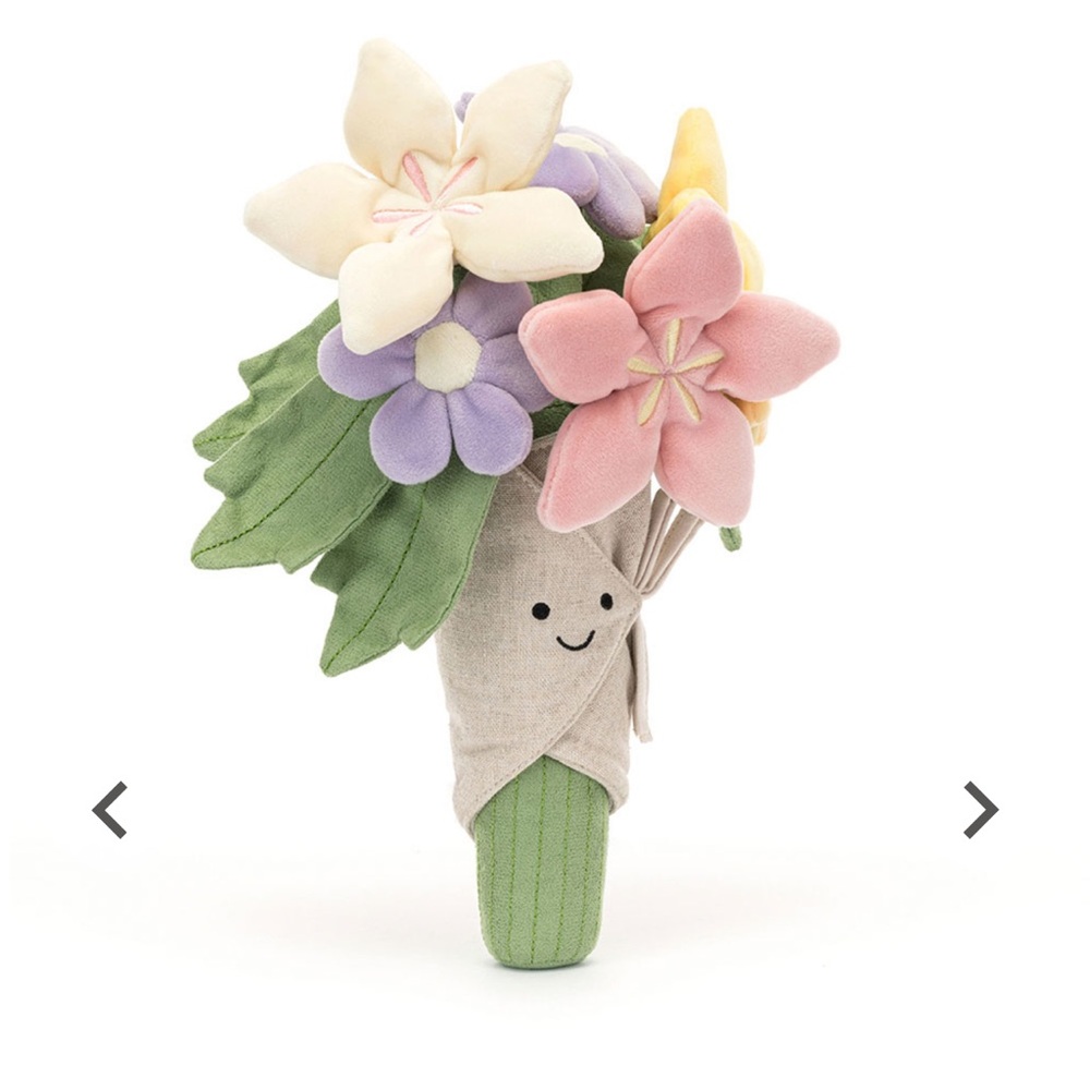 Authentic Jellycat Flower Amusable Bouquet of Flowers NWT